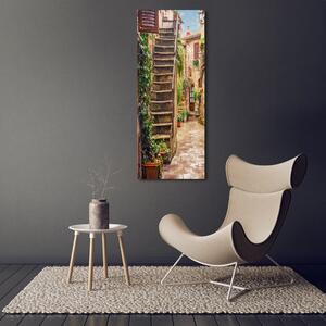 Vertikální Fotoobraz na skle Italské uličky osv-88442277