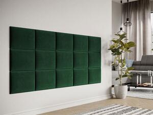 Čalouněný nástěnný panel 40x30 PAG - zelená