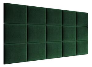 Čalouněný nástěnný panel 40x30 PAG - zelená