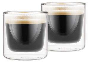 WEIS Sada 2 ks sklenic na kávu s dvojitým sklem 80 ml WEIS