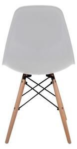 - Set čtyř skandinávských židlí ACARINO - bílý
