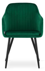 Sametová židle Madrid zelená