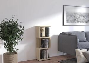 Designová knihovna MISHA 2 - dub sonoma
