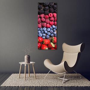 Vertikální Vertikální Foto obraz na plátně do obýváku Lesní ovoce ocv-89347182