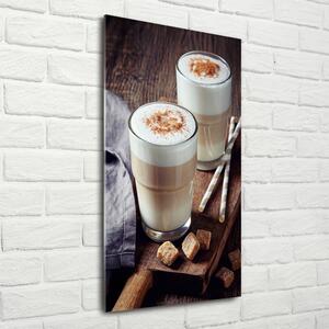 Vertikální Foto obraz sklo tvrzené Káva latte osv-89910354