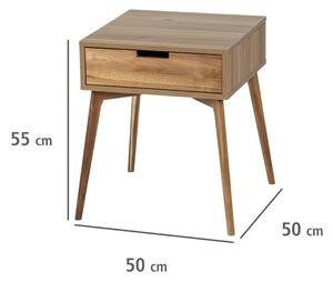 Noční stolek MARCELE, 50x55x50, hnědá