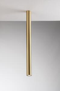 FAN I-FLUKE-PL75 ORO Stropní svítidlo Fluke, kruhové, zlaté, 1 x GU10, 5,5 x 5,5 x 75 cm - FANEUROPE