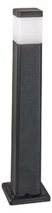 FAN I-FOCUS-Q-P-NER Sloupkové svítidlo Paletto, hranaté, polykarbonátové, černé, 1 x GU10, 17.5 x 17.5 x 77.5 cm - FANEUROPE