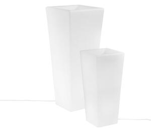 FAN I-GECO-VASO-E-Q-XL Světelná váza Geco, bílá, 1 x E27, IP65, 38 x 38 x 90 cm, kabel 250 cm - FANEUROPE
