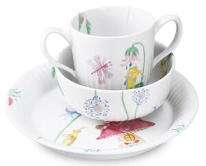 Kähler Design Dětská jídelní sada Hammershøi Kids - 3 ks KD593