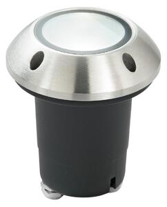 FAN I-HUMMER-UP Pojízdné svítidlo Faro Carrabile Hummer Inox, stříbrné, 1 x GU10, 10,5 x 10,5 x 14,4 cm, IP67 - FANEUROPE