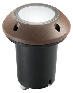 FAN I-HUMMER-UP-BRO Pojízdné svítidlo Faro Carrabile Hummer Inox, bronzové, 1 x GU10, 10,5 x 10,5 x 14,4 cm, IP67 - FANEUROPE