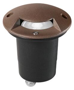FAN I-HUMMER-R1-BRO AKCE - Pojízdné svítidlo Faro Carrabile Hummer Inox, bronzové, 1 x GU10, 10,5 x 10,5 x 14,4 cm, IP67 - FANEUROPE
