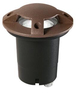 FAN I-HUMMER-R4-BRO AKCE - Pojízdné svítidlo Faro Carrabile Hummer Inox, bronzové, 1 x GU10, 10,5 x 10,5 x 14,4 cm, IP67 - FANEUROPE