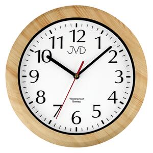 JVD Koupelnové netikající hodiny v imitaci dřeva JVD SH494.4 ( )