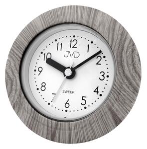 JVD Koupelnové tiché netikající hodiny JVD basic SH33.4 do koupelny SKLAD (Hodiny do koupelny v imitaci dřeva)