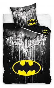 Bavlněné povlečení Batman Steel Logo 140x200 + 70x90 cm