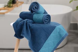 Bambusový ručník LINA modrý