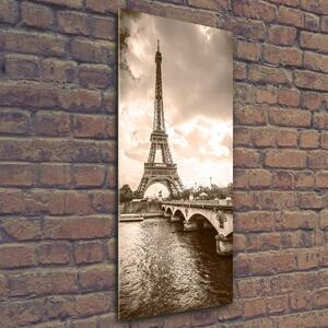 Vertikální Fotoobraz na skle Eiffelová věž Paříž osv-90710441
