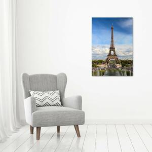 Vertikální Fotoobraz na skle Eiffelová věž Paříž osv-91213545