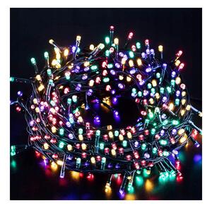 Flamenco Mystique Dekorativní Vánoční LED Osvětlení 300 Světel, Vícebarevné + Bílý Záblesk, Délka 22 Metrů