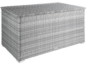Tectake 404248 úložný box oslo 145x82,5x79,5cm - světle šedá
