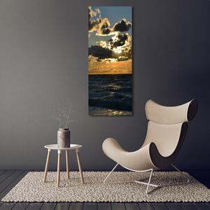 Vertikální Fotoobraz na skle Západ slunce moře osv-91456037