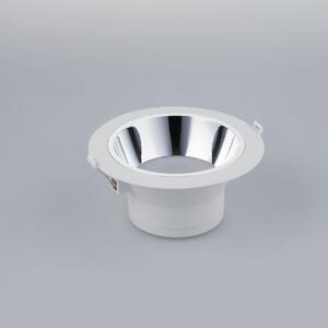 FAN INC-MACK-20 Zápustné svítidlo LED Mack, bílé/chrom, polykarbonát, 20 W, 2500 lm, 4000 K, 19 x 19 x 9,1 cm - FANEUROPE