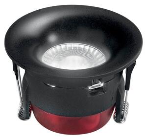 FAN INC-HYDE-NER Zápustné venkovní svítidlo LED Hyde, hliník/polykarbonát, černé, 8 W, 750 lm, CCT stmívatelné, IP65, 8,5 x 8,5 x 5,8 cm - FANEUROPE