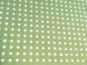 Ubrus plátěný 100 % bavlna - různé látky Vyberte látku:: Zelená s bílými puntíky, Vyberte rozměr:: 120 x 140 cm
