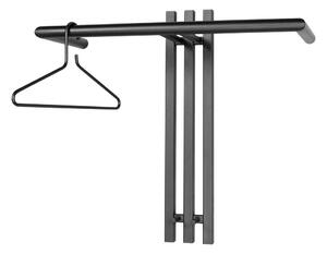 Černý kovový nástěnný věšák 65 cm Senza – Spinder Design