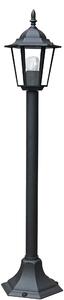 FAN LANT-MILANO/P1 Sloupkové svítidlo MILANO černá, 1xE27, IP44, 105 x 21 cm - FANEUROPE