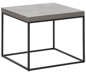 Konferenční stolek, betonový top černý DELANO