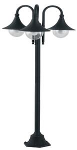 FAN LANT-PAVIA-P3 Sloupkové svítidlo PALO PAVIA černá, 3xE27, IP44, 190 x 56 cm - FANEUROPE