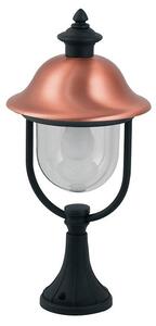 FAN LANT-VENEZIA-L1 Venkovní svítidlo LUME VENEZIA černá/měď, 1xE27, IP44, 25 x 53,8 cm - FANEUROPE