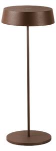 FAN LED-COCKTAIL-BRO Nabíjecí venkovní stolní svítidlo COCKTAIL bronz, hliník, 20,2 W, 192 lm, 3000 K, stmívatelné, IP54, 29,5 x 12 x 12 cm - FANEUROPE