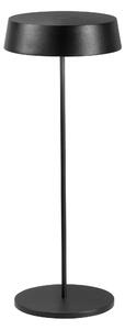 FAN LED-COCKTAIL-NER Nabíjecí venkovní stolní svítidlo COCKTAIL černá, kov, 20,2 W, 192 lm, 3000 K, stmívatelné, IP54, 29,5 x 12 x 12 cm - FANEUROPE