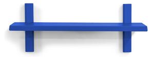 Modrá kovová police 60 cm Hola – Spinder Design
