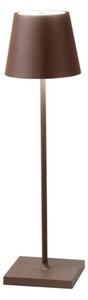 FAN LED-DRINK-BRO Nabíjecí venkovní stolní svítidlo DRINK bronz, hliník, LED 2,2 W, 190 lm, 3000 K, stmívatelné, IP54, 36 x 11 x 11 cm - FANEUROPE