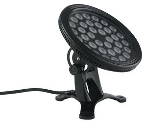 FAN LED-NEPTUNE-36P Venkovní reflektor LED NEPTUNE DC24V černá INOX 36 x 1 W RGB IP68 19 x 17 x 17 cm - FANEUROPE