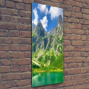 Vertikální Foto obraz skleněný svislý Jezero v horách osv-92038877