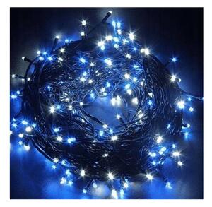 Flamenco Mystique Dekorativní Vánoční LED Osvětlení 100 Světel, Modrá + Bílá, Délka 8,5 Metru