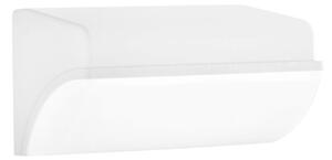 FAN LED-BORDER-30M-BCO Venkovní nástěnné LED svítidlo BORDER bílá, polykarbonát, 30 W, 3550 lm, 4000 K, IP65, 12,8 x 26,2 x 13 cm - FANEUROPE