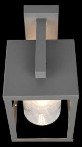 Trio 212069142 venkovní nástěnná lampa s pohybovým čidlem Lunga 1x40W | E27 | IP44 - antracit