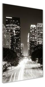 Vertikální Foto obraz skleněný svislý Los Angeles noc osv-92721867