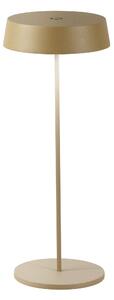 FAN LED-COCKTAIL-ORO Nabíjecí venkovní stolní svítidlo COCKTAIL zlatá, kov, 2,2 W, 192 lm, 3000 K, stmívatelné, IP54, 29,5 x 12 cm - FANEUROPE