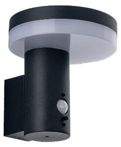 FAN LED-ENYA-AP Solární nástěnné svítidlo ENYA antracit, hliník, 13 W, 1440 lm, 4000 K, IP44, senzor, 65 x 13 cm - FANEUROPE
