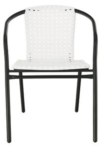 Zahradní židle BERGOLA, bílá / černá