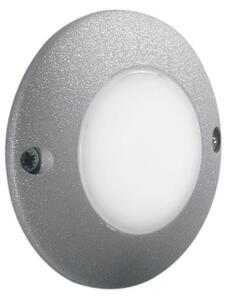 FAN LED-ELMO-UPM Pochozí venkovní svítidlo ELMO hliník stříbrná, 3 W, 360 lm, 4000 K, IP54, 7 x 1,5 cm - FANEUROPE