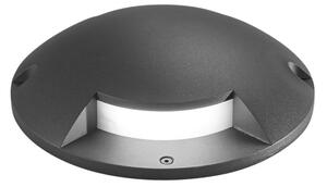FAN LED-GROUND-R1 Venkovní svítidlo LED GROUND antracit, hliník, 6 W, 730 lm, CCT, IP65, 21 x 5,4 cm - FANEUROPE